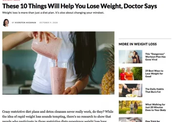 These 10 Things Will Help You Lose Weight, Doctor Says