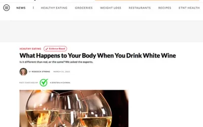 What happens to your body when you drink White Wine