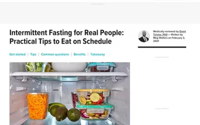 Intermittent Fasting for Real People: Practical Tips to Eat on Schedule