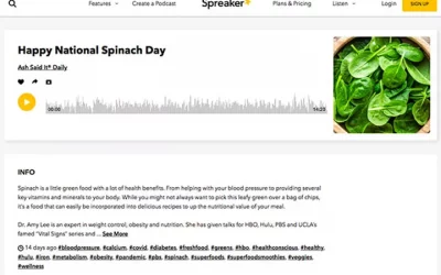 Happy National Spinach Day