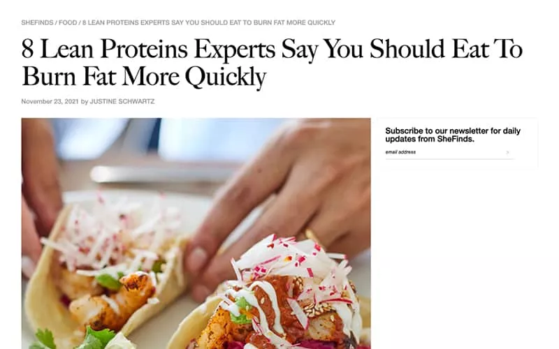 8 Lean Proteins Experts Say You Should Eat To Burn Fat More Quickly