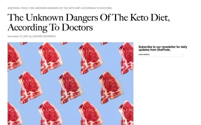 The Unknown Dangers Of The Keto Diet, According To Doctors