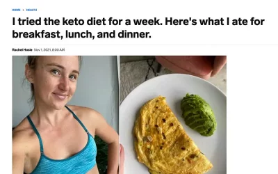 I tried the keto diet for a week. Here’s what I ate for breakfast, lunch, and dinner.