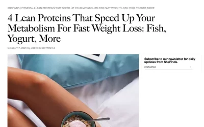 4 Lean Proteins That Speed Up Your Metabolism For Fast Weight Loss: Fish, Yogurt, More