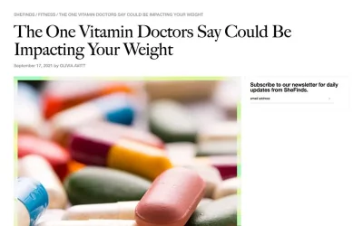 The One Vitamin Doctors Say Could Be Impacting Your Weight