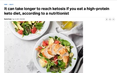 It can take longer to reach ketosis if you eat a high-protein keto diet, according to a nutritionist