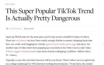 This Super Popular TikTok Trend Is Actually Pretty Dangerous